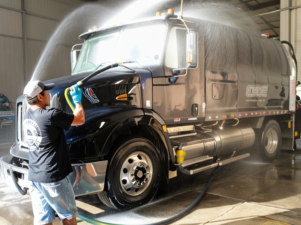 truck wash. fleet wash